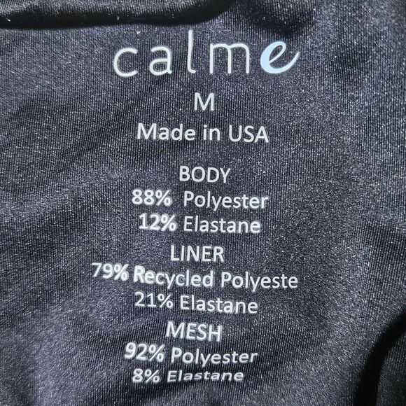 Calme Womens Endure Sports Bra Scarlet Red Size Medium NWT - Picture 6 of 10